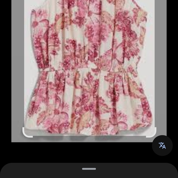 Old Navy Floral Pink and White Sleeveless Top - Picture 3 of 4
